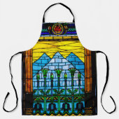 エジプトのファラオのステンドグラスのエプロン エプロン (正面)