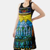 エジプトのファラオのステンドグラスのエプロン エプロン (インサイチュ)