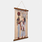 エジプトのファラオの戦い | 古代の戦士の芸術 吊り下げ型タペストリー (傾斜あり)