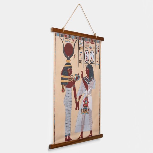 エジプトのファラオの戦い | 古代の戦士の芸術 吊り下げ型タペストリー (傾斜あり)