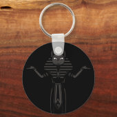 エジプトのファラオ・キーチェーン キーホルダー (正面)