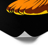 エジプトのファラオ・トゥタンカームン・ヨガ瞑想 ポスター (角)