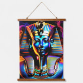 エジプトのファラオ 吊り下げ型タペストリー (正面)