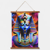 エジプトのファラオ 吊り下げ型タペストリー (正面)