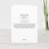 エジプトのファラオ、金ゴールドマスク、トゥタンカームン王 案内状 (裏面)