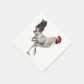 エジプトのフェイオミス・ルースター スタンダードカクテルナプキン (角)