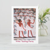 エジプトのブドウ畑 ワインタスティングパーティー 招待状 (スタンド正面)