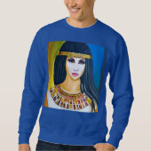 エジプトのプリンセスポートレート スウェットシャツ (正面)