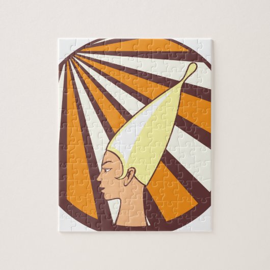 エジプトのプリンセス ジグソーパズル (縦)