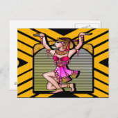 エジプトのベリーダンサー ポストカード (正面/裏面)