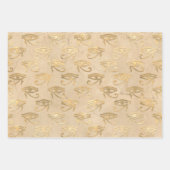 エジプトのホルスの目 ラッピングペーパーシート (正面)