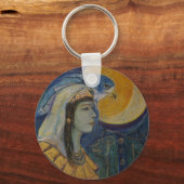 エジプトのホーク女神キーチェーン キーホルダー (正面)