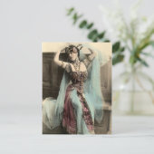 エジプトのポーズを取る ポストカード (スタンド正面)