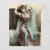 エジプトのポーズを取る ポストカード (正面)