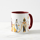 エジプトのマグの花型女性歌手 マグカップ (正面右)