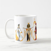 エジプトのマグの花型女性歌手 マグカップ (左)