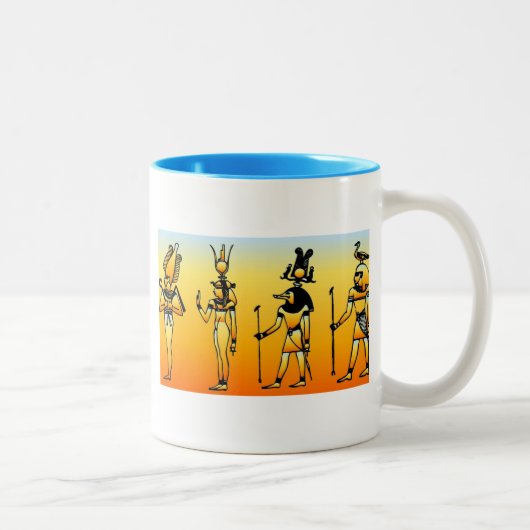 エジプトのマグカップ ツートーンマグカップ (右)
