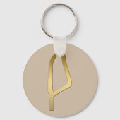 エジプトのマートのシンボルの羽根 キーホルダー (正面)