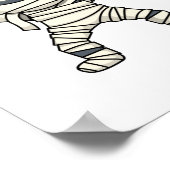 エジプトのミイラデザイン ポスター (角)