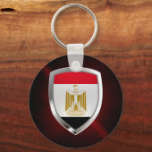 エジプトのメタリックエンブレム キーホルダー (正面)