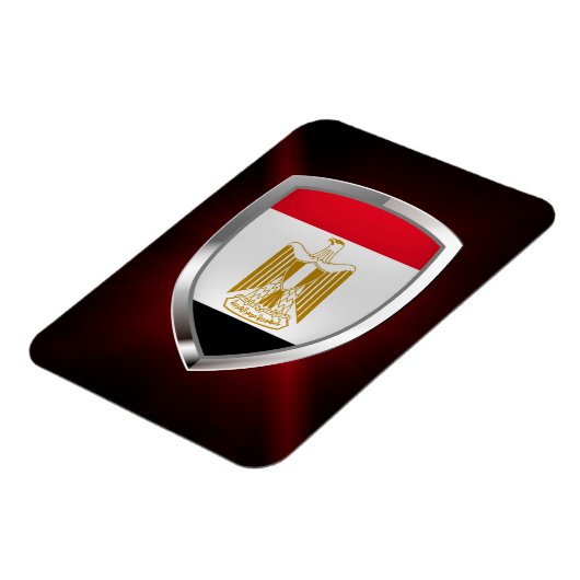 エジプトのメタリックエンブレム マグネット (左側)