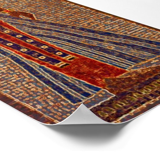 エジプトのモザイク ポスター (角)