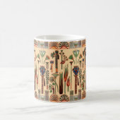 エジプトのモチーフのコーヒーマグ コーヒーマグカップ (中央)