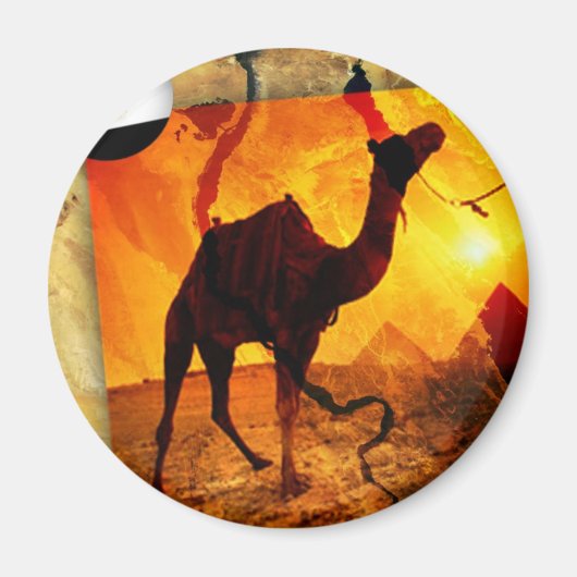 エジプトのラクダ マグネット (正面)