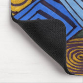 「エジプトのリンク」抽象デザインマウスパッド マウスパッド (コーナー)