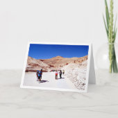 エジプトのルクソーloggingにある王の谷の観光客 カード (正面)