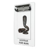 エジプトのロープ – コブラのヘビの危険 ミニクリップボード (アングル2)