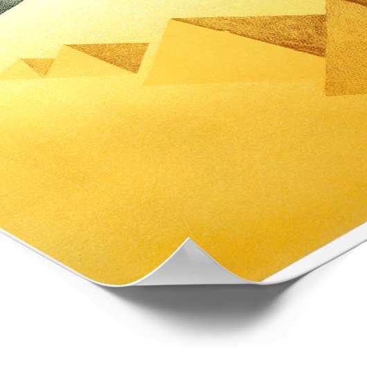 エジプトのヴィンテージ旅行のポスター復元 ポスター (角)