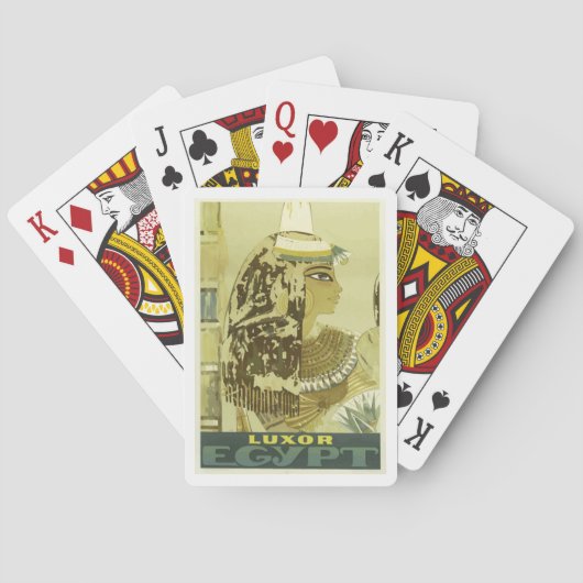 エジプトのヴィンテージ旅行ポスター トランプ (裏面)