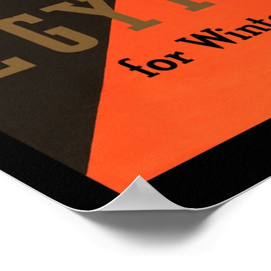 エジプトのヴィンテージ旅行 ポスター (角)