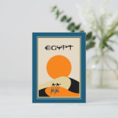 エジプトのヴィンテージ旅行 ポストカード (スタンド正面)