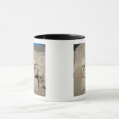 エジプトの世帯の神のレリーフ、浮き彫り、Bes マグカップ (中央)