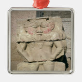 エジプトの世帯の神のレリーフ、浮き彫り、Bes メタルオーナメント (正面)