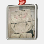 エジプトの世帯の神のレリーフ、浮き彫り、Bes メタルオーナメント (左)