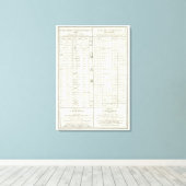 エジプトの伝説アトラス キャンバスプリント (インサイチュ (ウッドフロア))