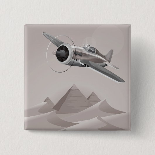 エジプトの冒険 缶バッジ (正面)