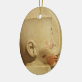 エジプトの写真のHatshepsutのメスのファラオ セラミックオーナメント (左)