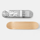 エジプトの列スケートボード スケートボード (横)