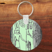 エジプトの列 キーホルダー (正面)