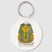 エジプトの古代の王トゥットであるトゥタンカームンミイラ キーホルダー (正面)