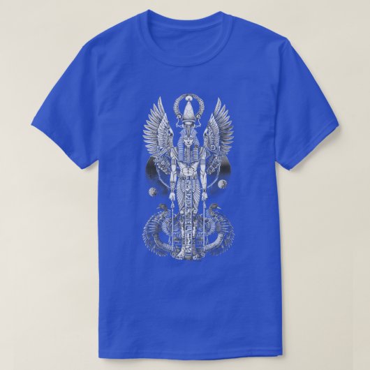 エジプトの古代の神々Thoth Osiris Sobek Horus An Tシャツ (デザイン正面)