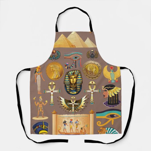 エジプトの古代の象形文字のパターン記号 エプロン (正面)