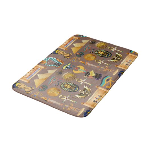エジプトの古代の象形文字のパターン記号 バスマット (アングル)