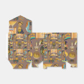 エジプトの古代の象形文字のパターン記号 フェイバーボックス (折り畳みなし)