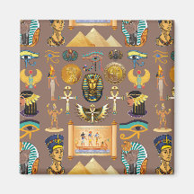 エジプトの古代の象形文字のパターン記号