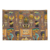 エジプトの古代の象形文字のパターン記号 枕カバー (裏面-右)